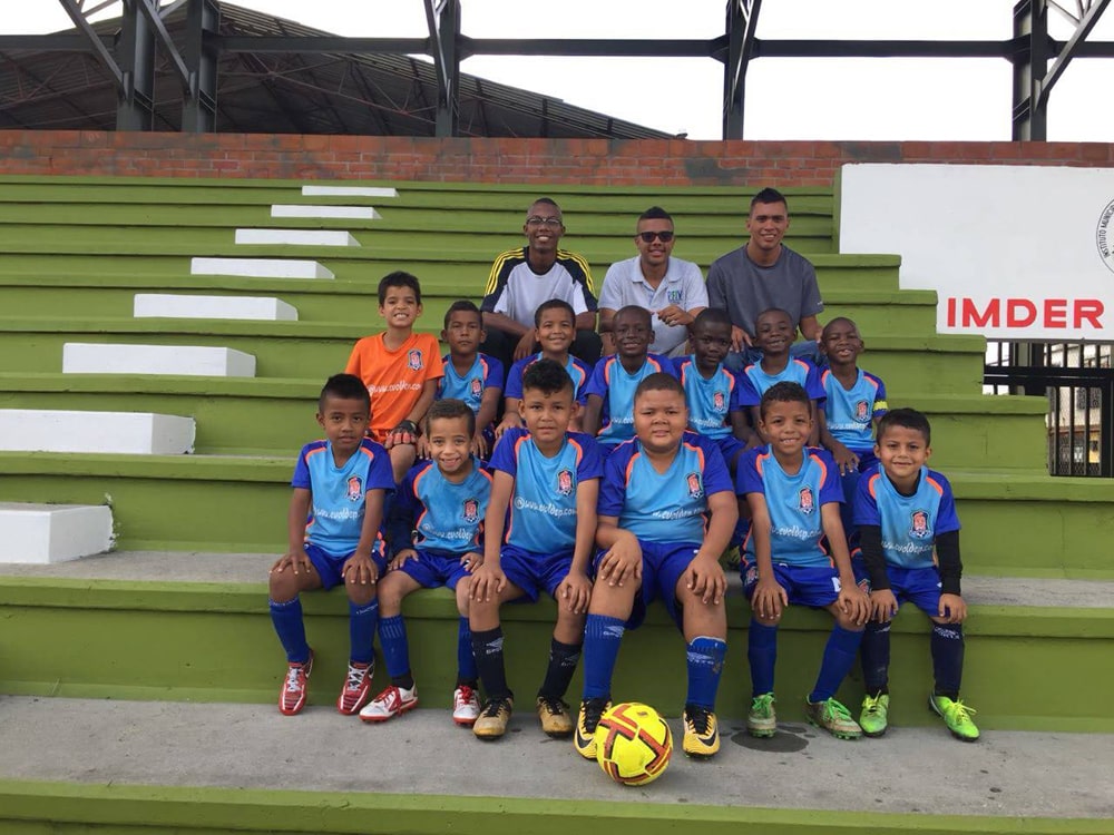 28 Julio 2018-Primera fase Copa Oriente 2018 categoria Sub8, Formador Juan Mancilla, AT Leon y presidente Diego Idrobo