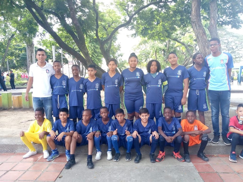 12 de Mayo 2018, grupo Sub12 que inicia Copa Oriente 2018 a carogo del orientador Andres Fernando Viafara