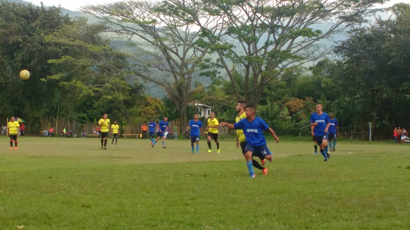 Junio 10 2018- Competencia Copa Telepacifico 2018, jugadoren disputa del balon Duvan Mejia Renjifo, delantero.