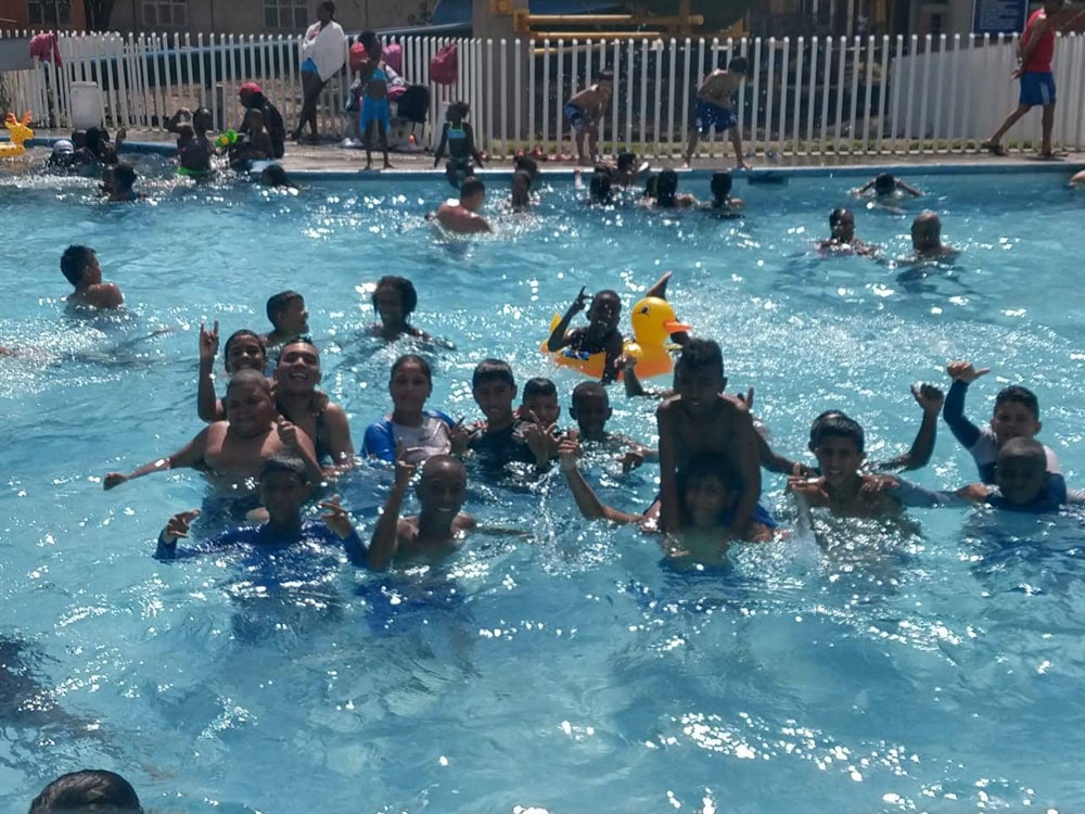 En piscina Salida deportiva municipio de Candelaria Agosto 7 2019